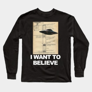 Oak Island Treasure - I want to believe Long Sleeve T-Shirt